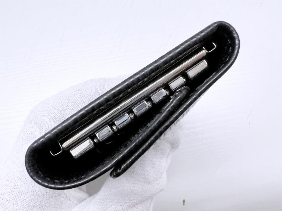 良好品　ルイヴィトン　エピ　ミュルティクレ6　キーケース　ノワール　黒　シルバー