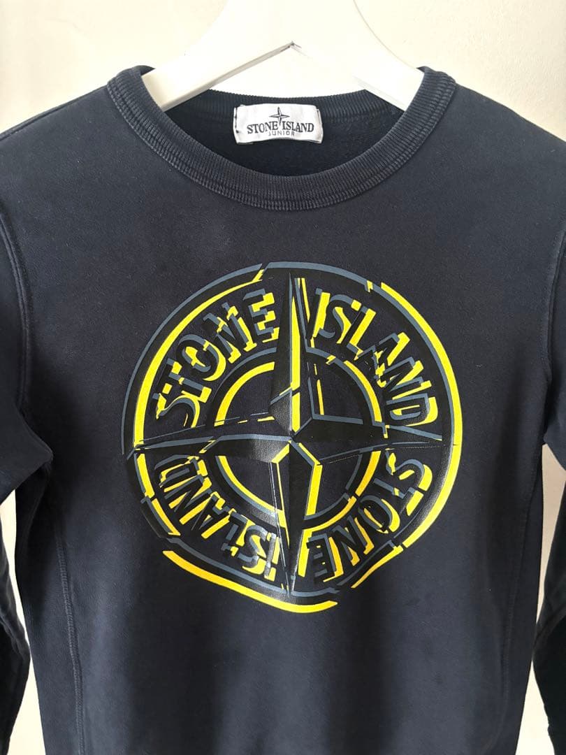 STONE  JUNIOR ロゴスウェット　ストーンアイランド