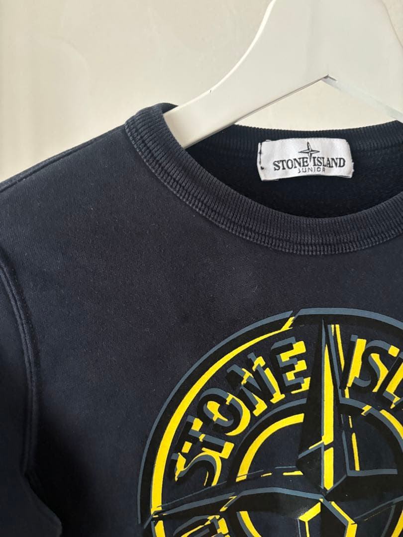 STONE  JUNIOR ロゴスウェット　ストーンアイランド