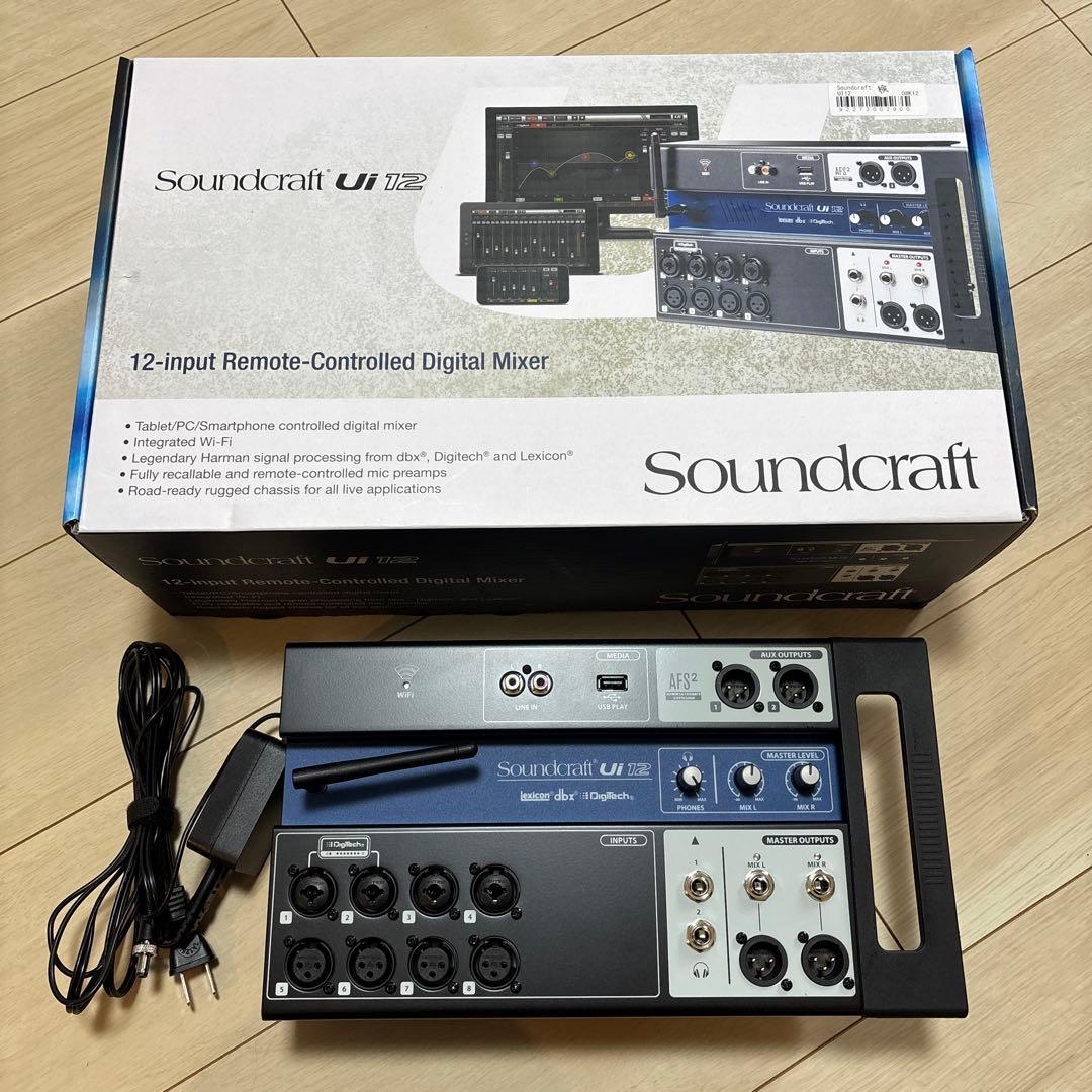 Soundcraft Ui12 デジタルミキサー 12入力