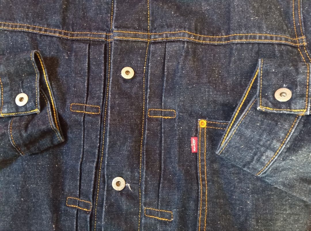 ハ*マ様 リーバイスプレミアムデニムジャケットGジャン1stファースト大戦モデル