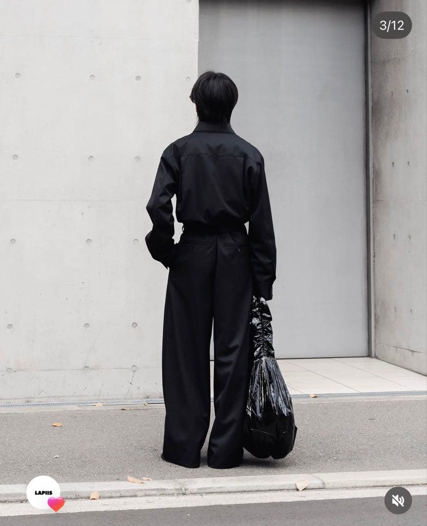 LAPIIS ツナギ　ブラック