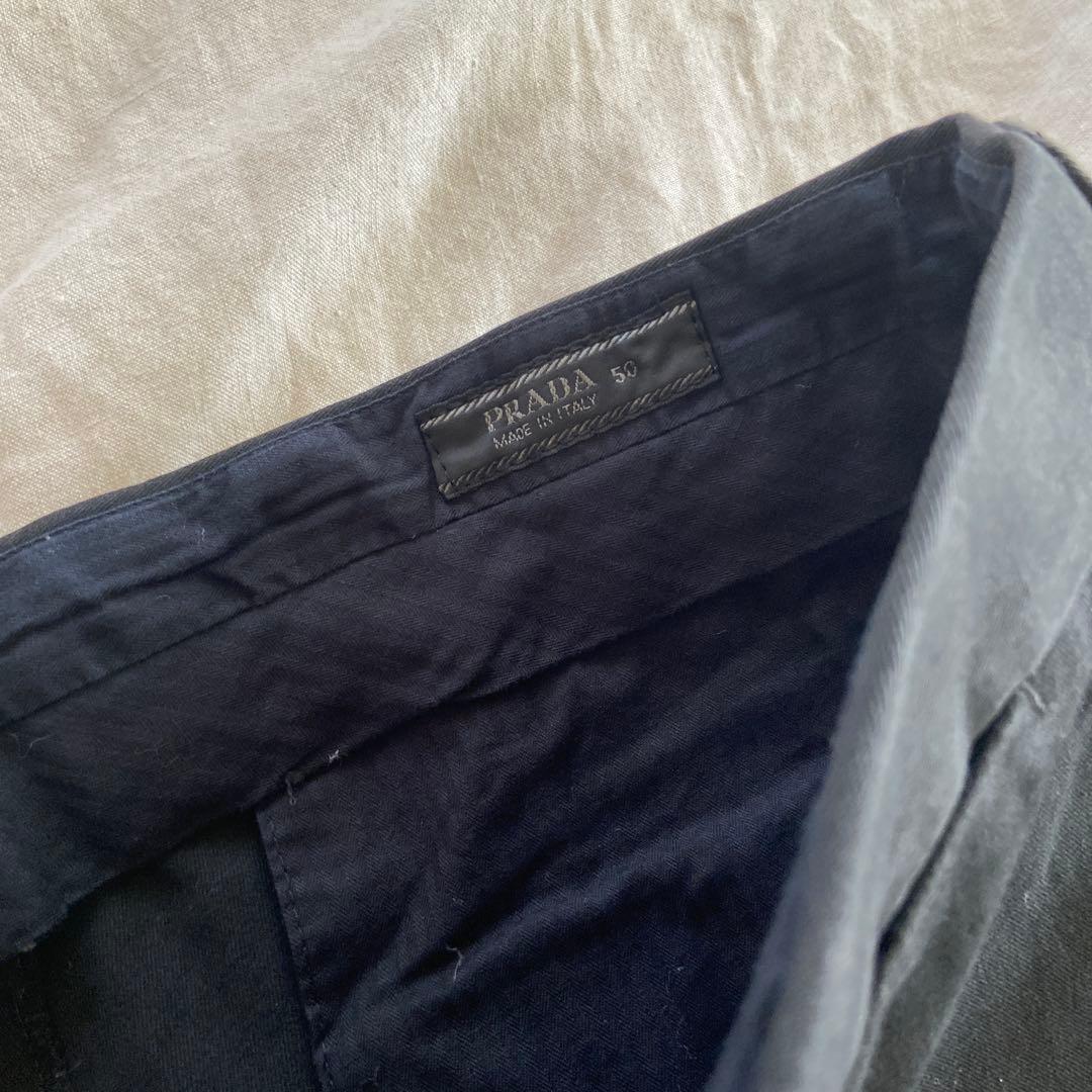 2009 prada プラダ 黒 スラックス 00s