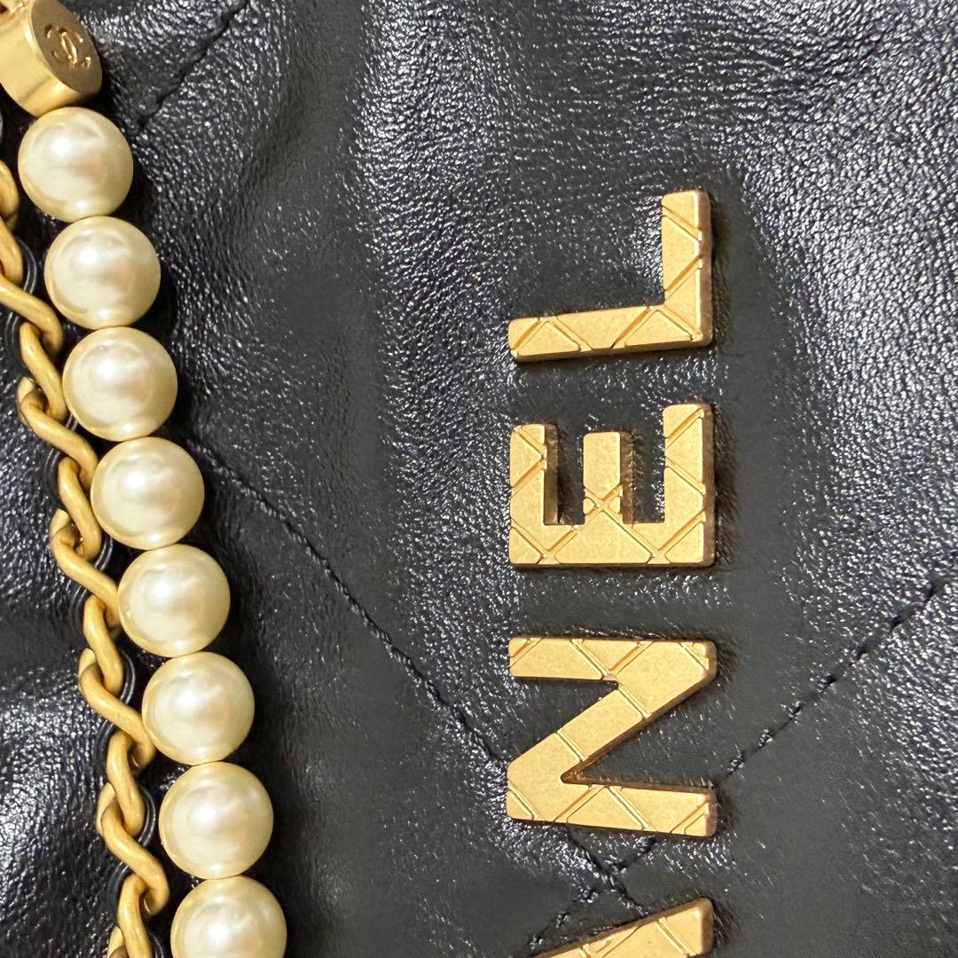 ブラック ミニバッグ　ノベルティ　ショルダーバッグ　CHANEL好きな方おすすめ