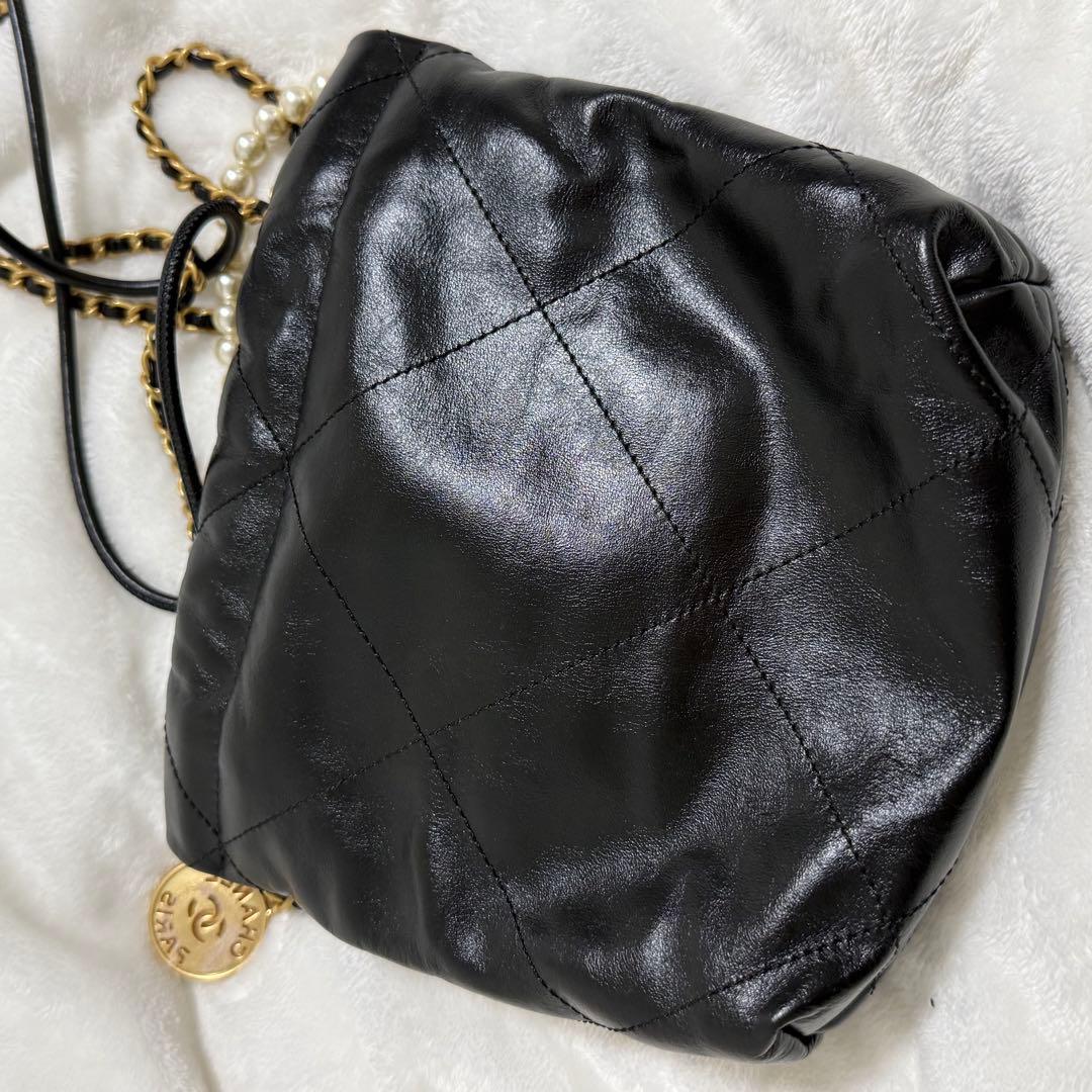 ブラック ミニバッグ　ノベルティ　ショルダーバッグ　CHANEL好きな方おすすめ