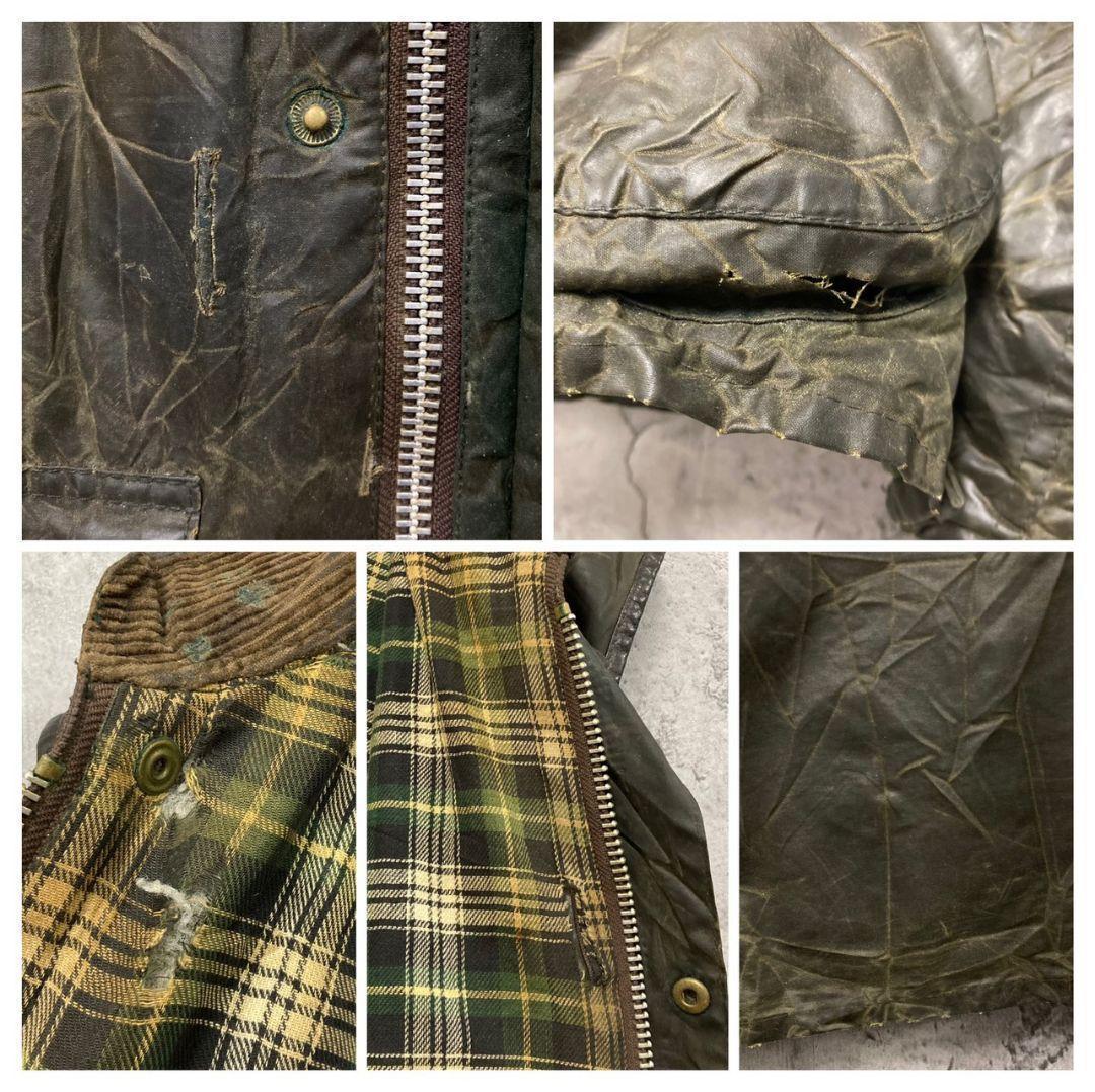 90sUK古着【バブアー ウエストモーランド オイルドベスト】メンズL