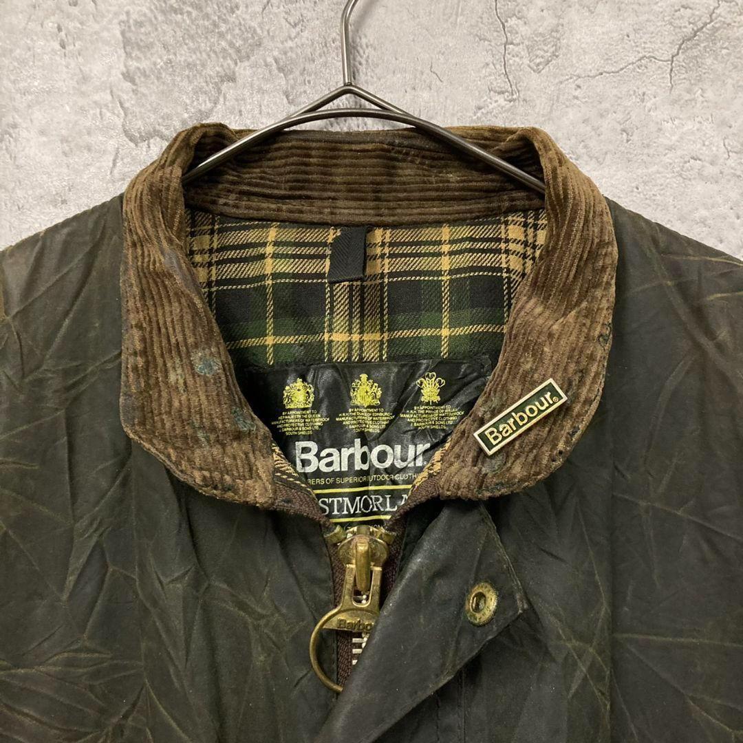 90sUK古着【バブアー ウエストモーランド オイルドベスト】メンズL