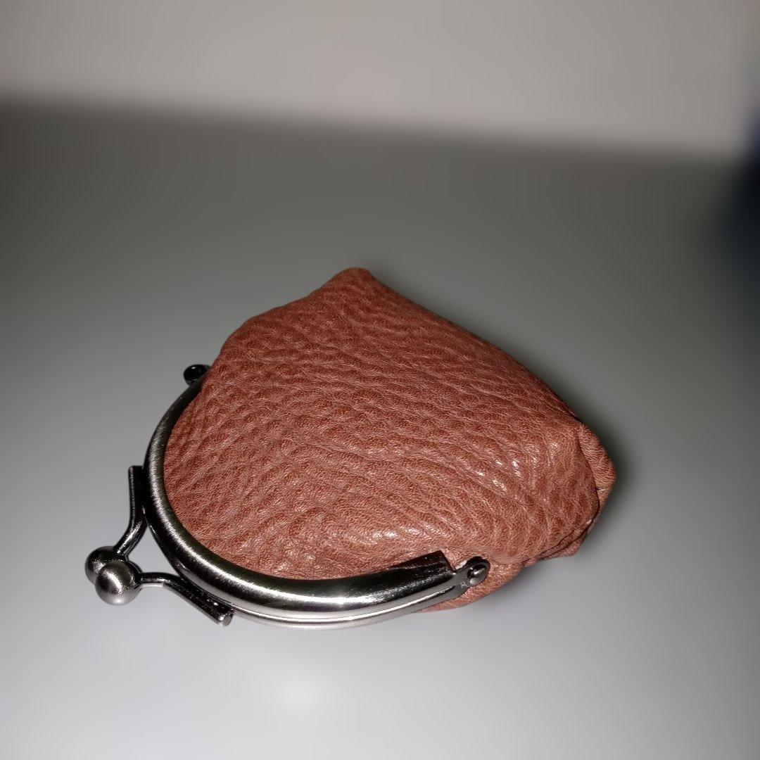 土屋鞄　トーンオイルヌメ　がま口　ミニがま口　小銭入れ　ケース　ブラウン