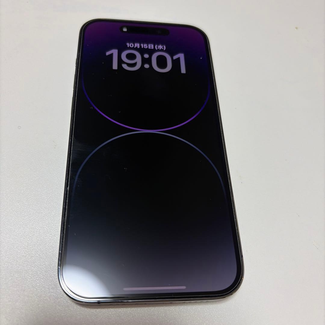 美品 iPhone14pro 128gb SIMフリー ガラス＆カメラフィルム付