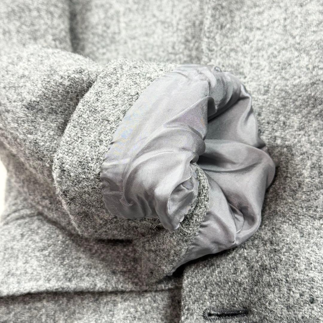 美品 HARRIS TWEED SHIPS テーラードジャケット グレー 44