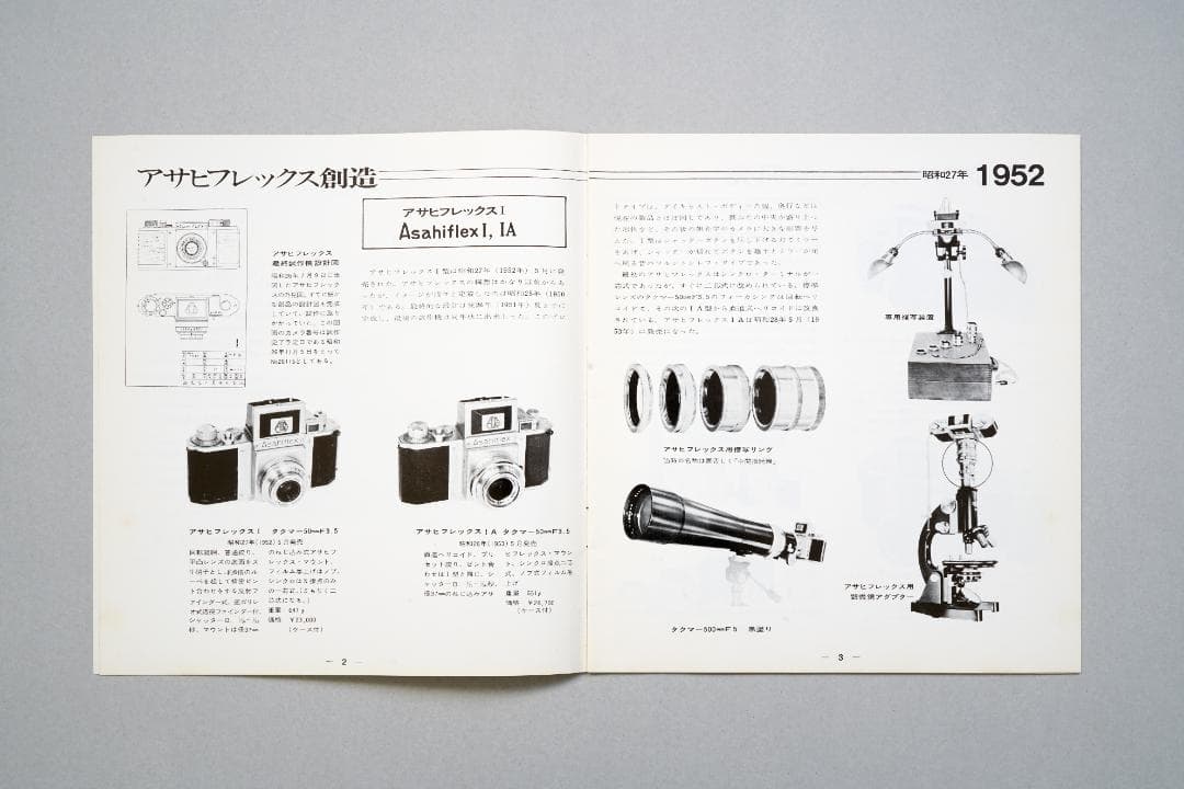 ペンタックス　ギャラリー　1971年11月　ペンタックスの歴史とビジョン　超逸品