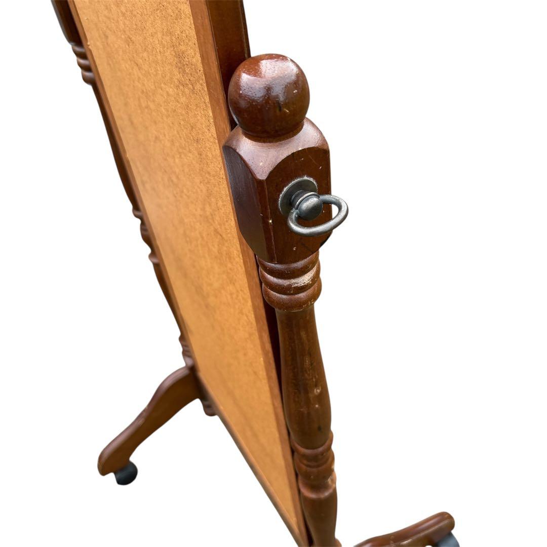 アンティーク FLOWERGARDEN 姿見 スタンド ミラー 150cm 鏡