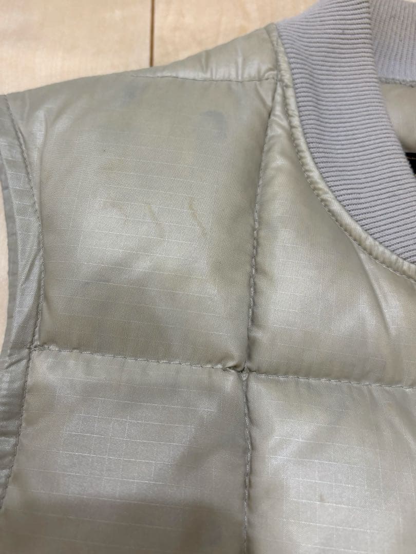 EDDIE BAUER ダウンベスト　70s 黒タグ　　ベージュ　ヴィンテージ