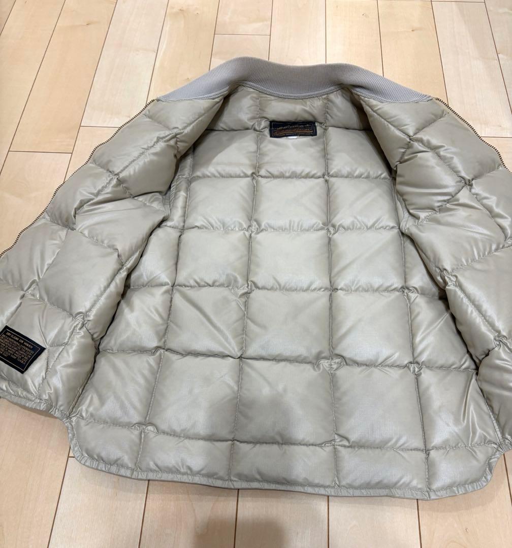 EDDIE BAUER ダウンベスト　70s 黒タグ　　ベージュ　ヴィンテージ