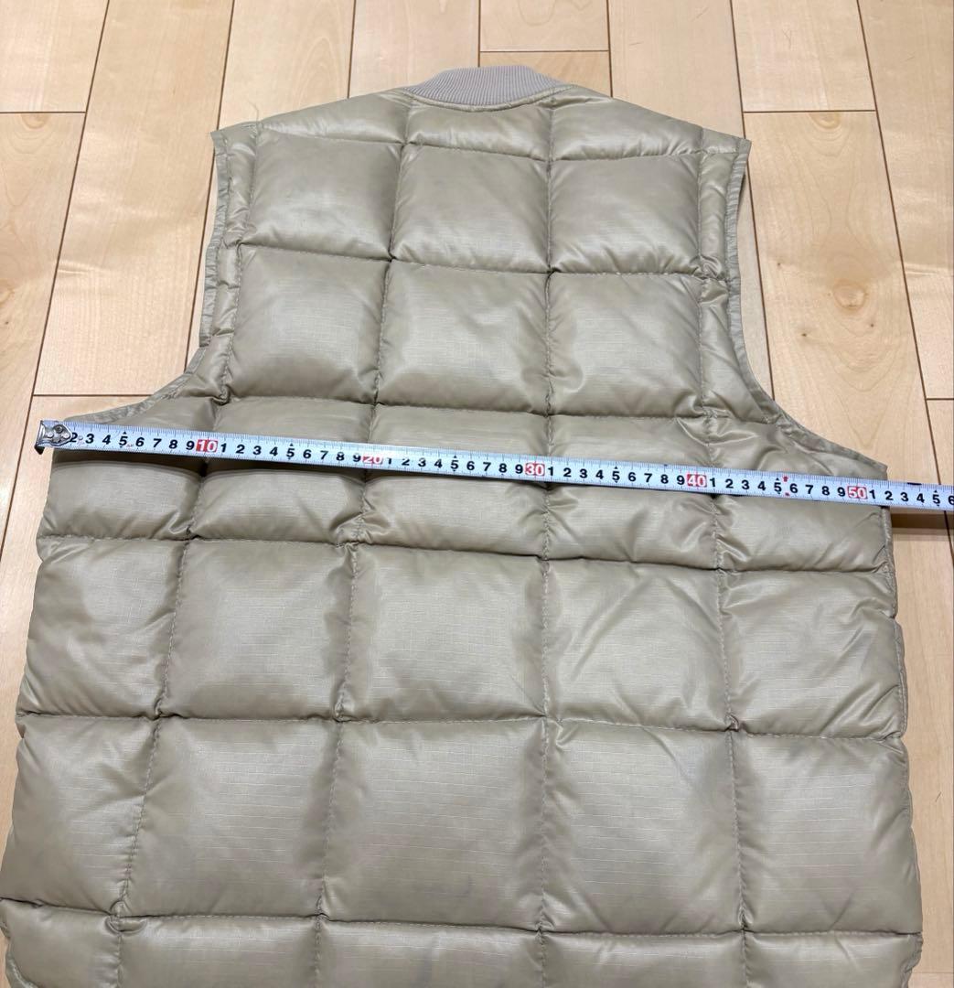 EDDIE BAUER ダウンベスト　70s 黒タグ　　ベージュ　ヴィンテージ