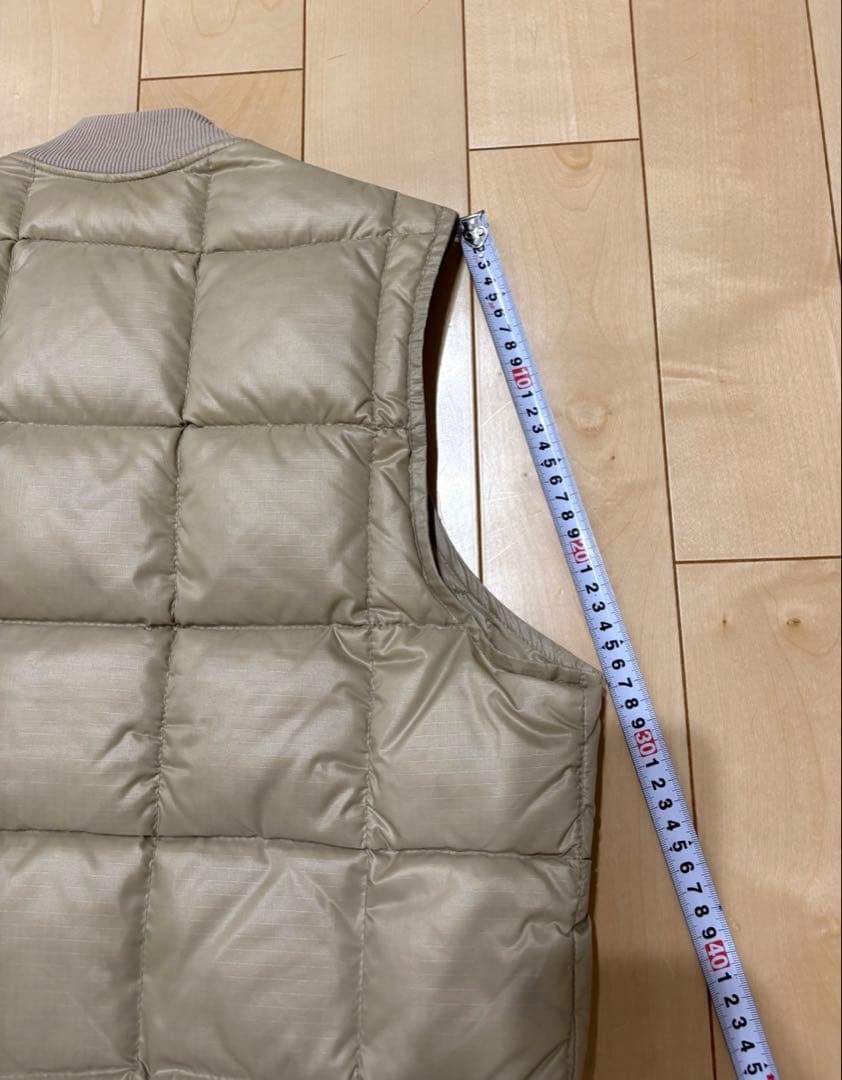 EDDIE BAUER ダウンベスト　70s 黒タグ　　ベージュ　ヴィンテージ