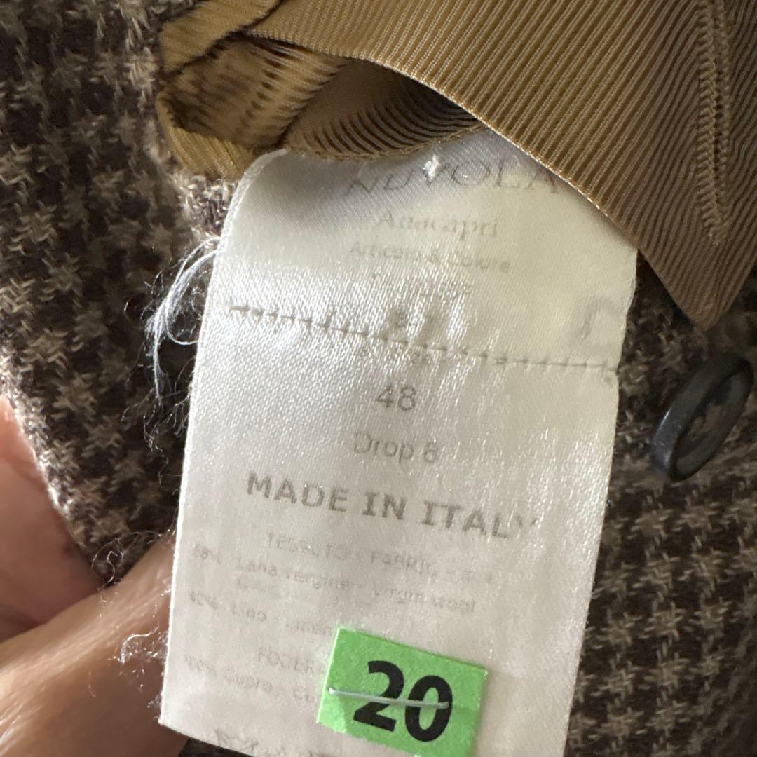 De Petrillo　テーラード　千鳥格子柄　48　NUVOLA