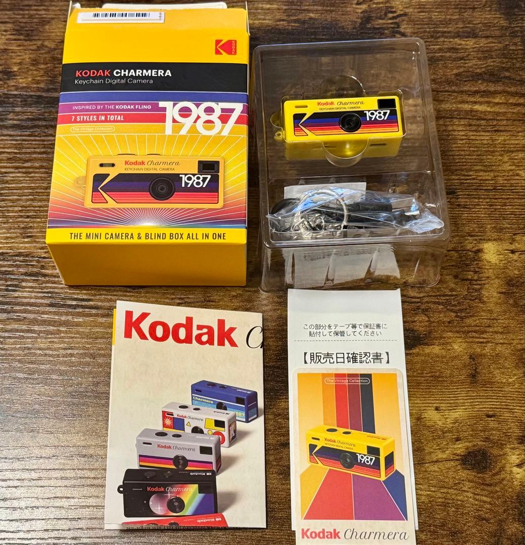 【未使用】Kodak Charmera コダック キーチェーン カメラ イエロー