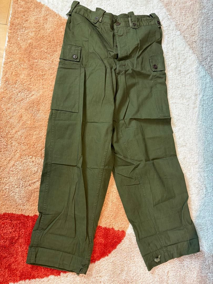ベルギー軍　カーゴパンツ　1960年代前半〜1970年代初期