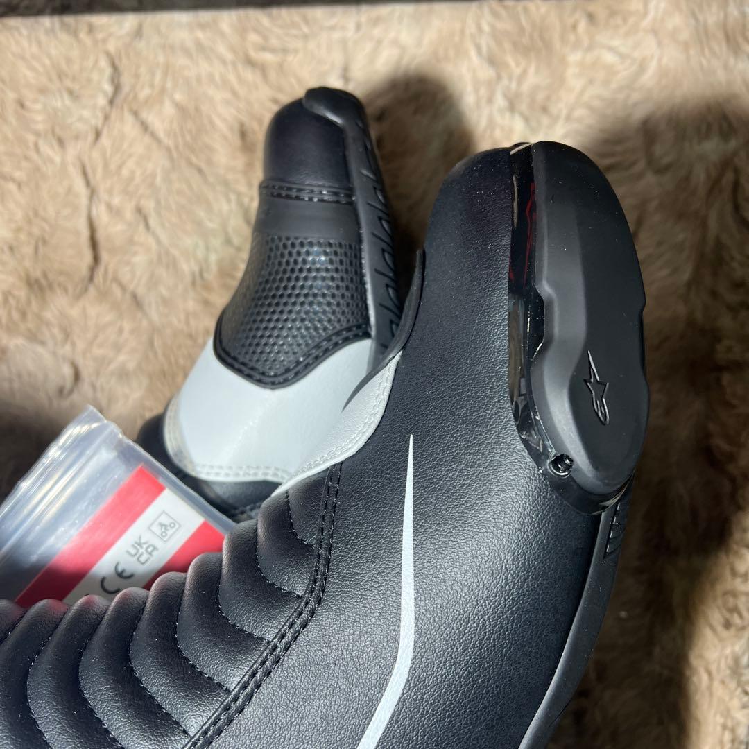 alpinestarsバイクブーツ ブラック/ホワイト SMX-Sブーツ