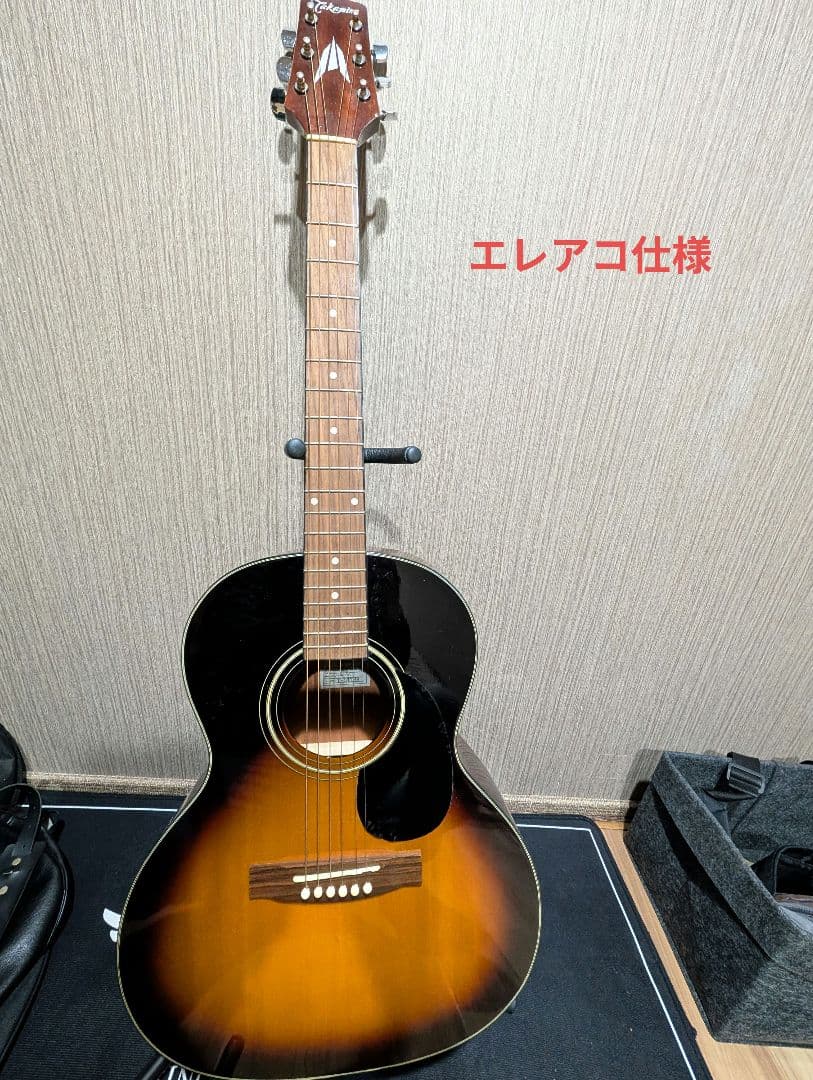 良音/Takamine　T-G1TBS 改チューナー付エレアコ　ケース付