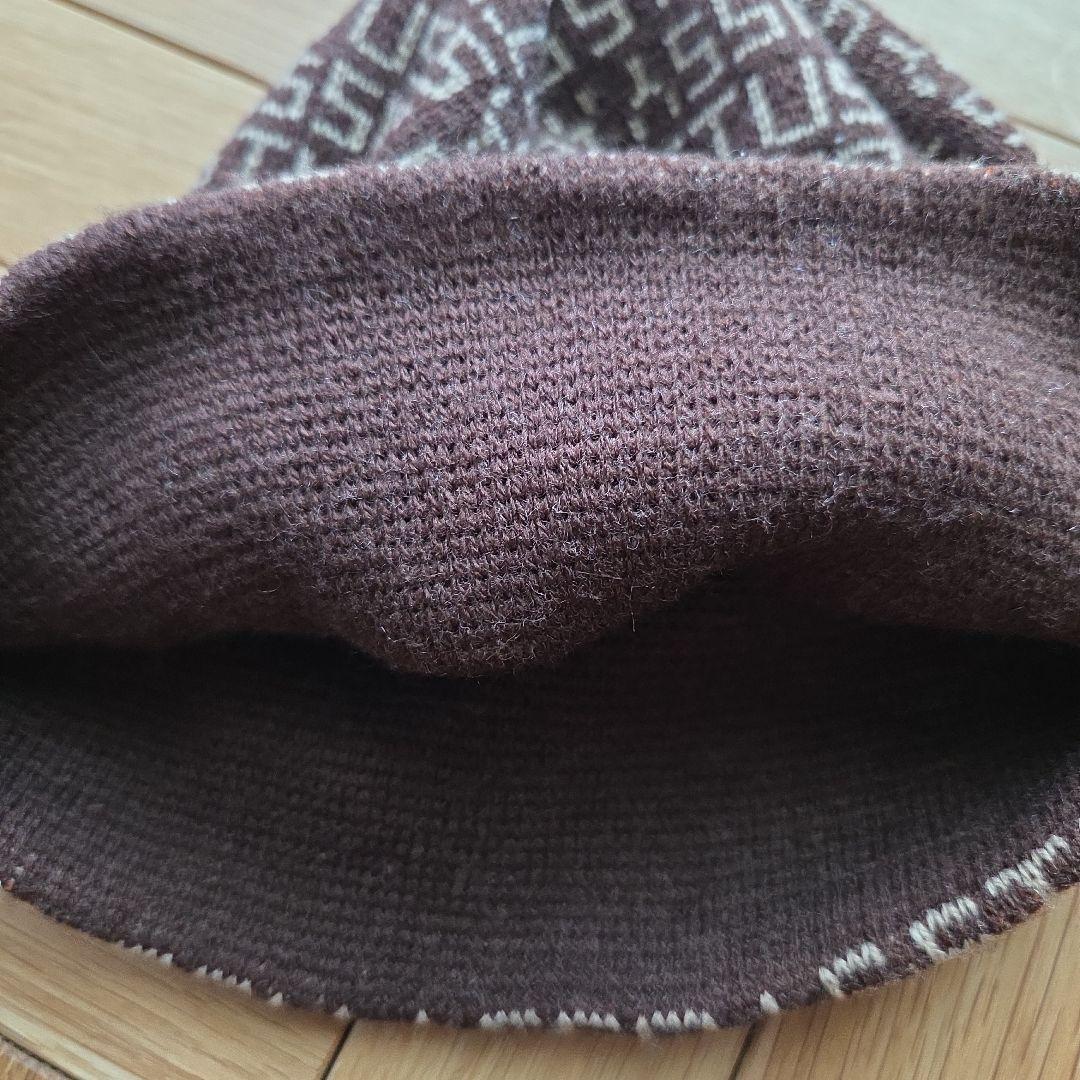 90s old stussy ビーニー　紺タグ　モノグラム　初期　ロゴ　ニット帽