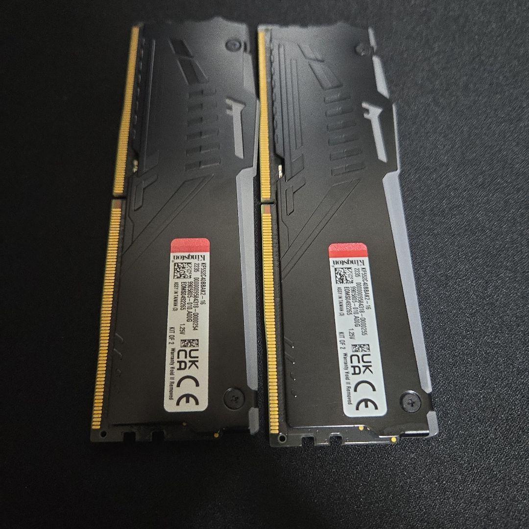 Kingston FURY BEAST DDR5 16GB 8GB×2枚