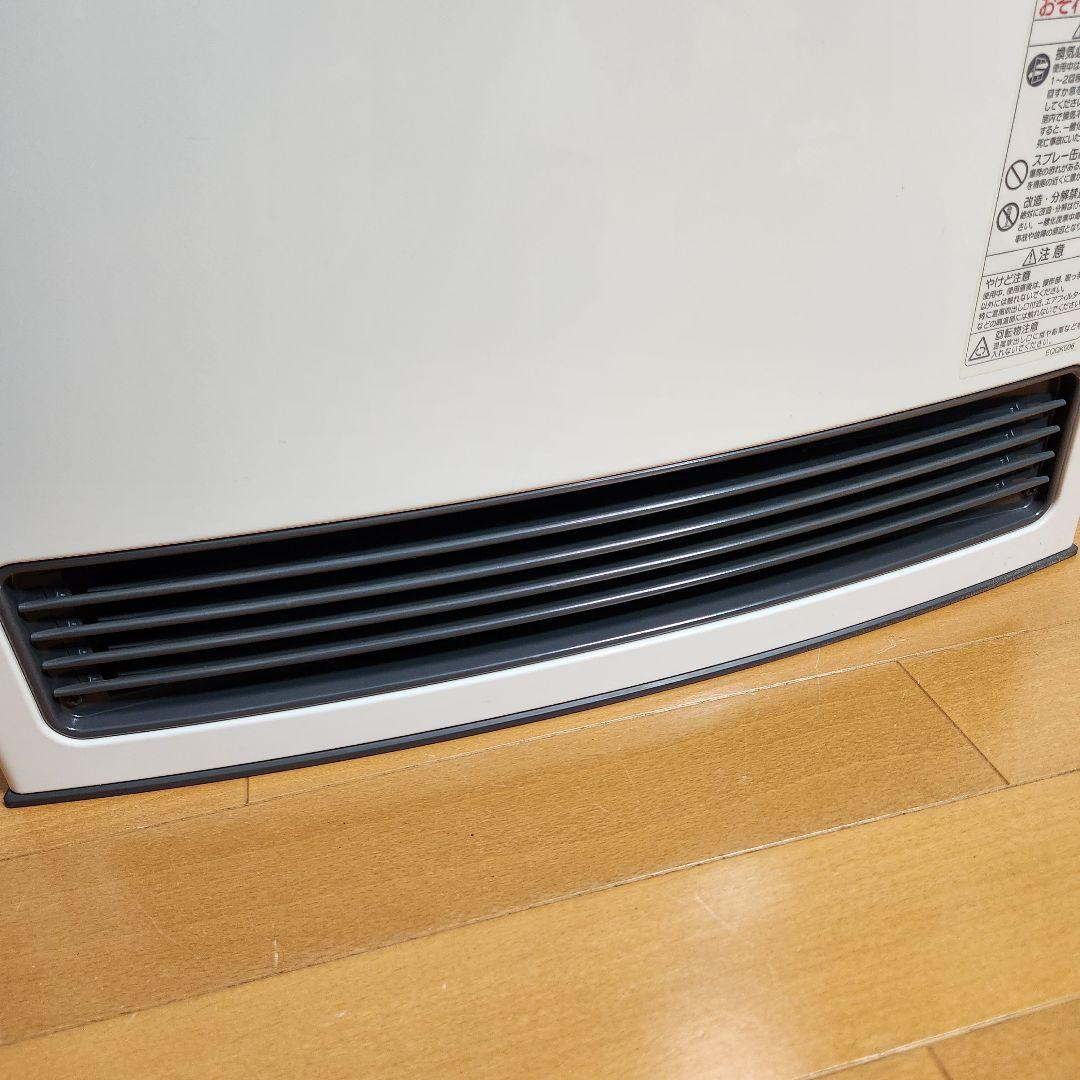 【美品】ノーリツ　都市ガスファンヒーター　GFH-4003SーW5 ホース付き