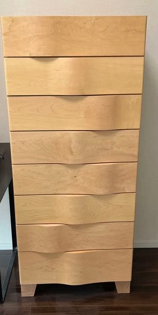 イデー　WAVE TALL CHEST Maple