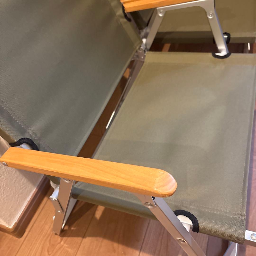 コールマン　フォールディングチェア　2脚セット　美品！大阪引き取り限定☆オリーブ