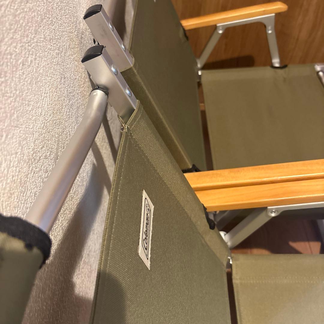 コールマン　フォールディングチェア　2脚セット　美品！大阪引き取り限定☆オリーブ