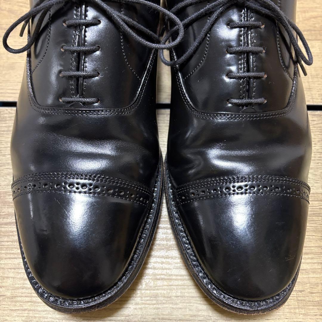 オールデン ブルックスブラザーズ 別注 ストレートチップ ブラック コードバン