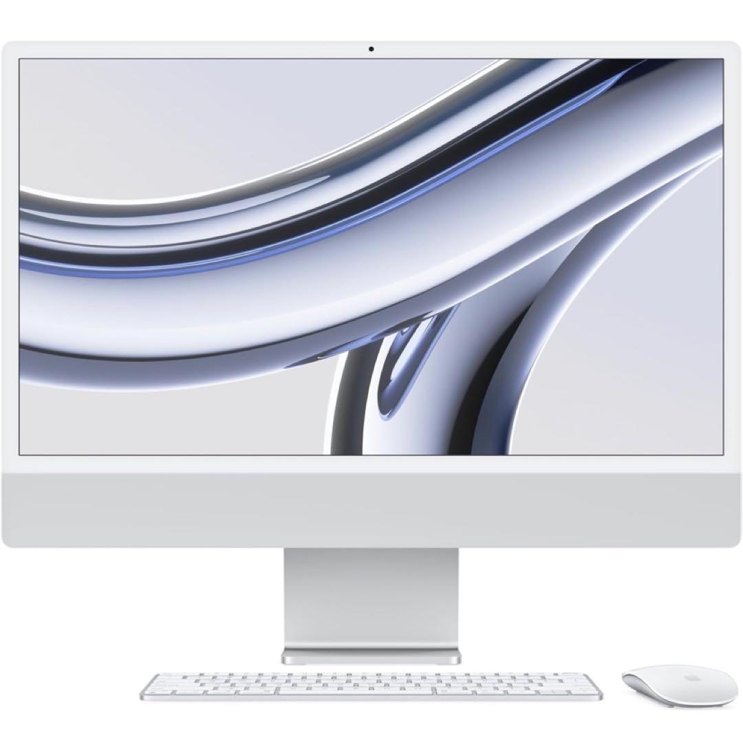即購入歓迎【2024年6月購入】2023iMac M3チップ24インチおまけあり