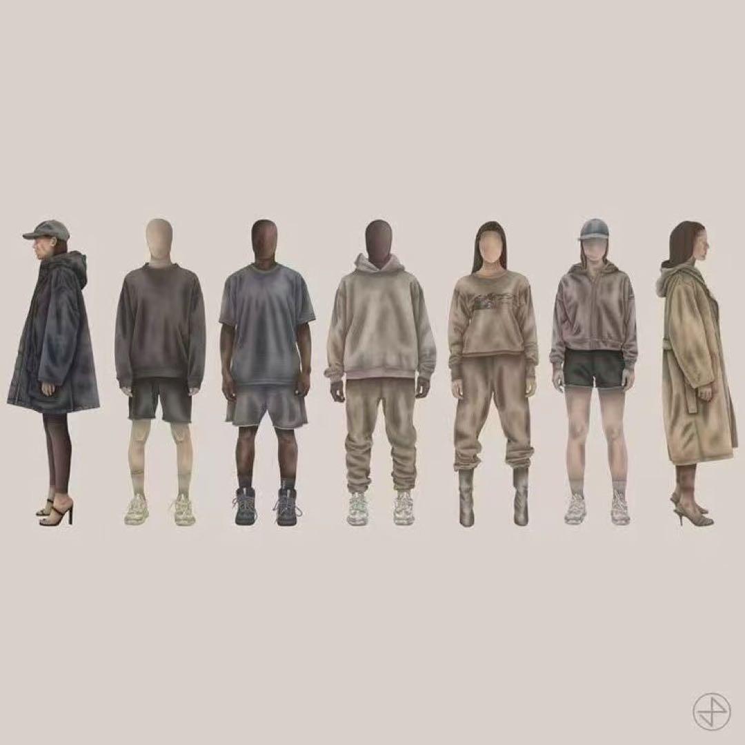 男女兼用 Yeezy Season 6 スウェット S