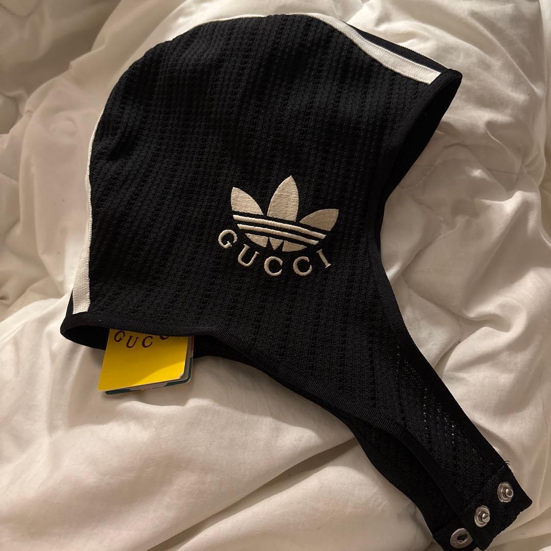 adidas GUCCI ブラック ニット帽 ビーニー