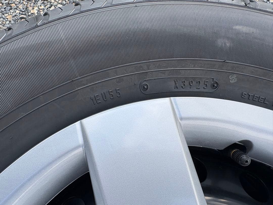 【新車外し】トヨタハイエース純正 15インチ ダンロップ SP175 4本