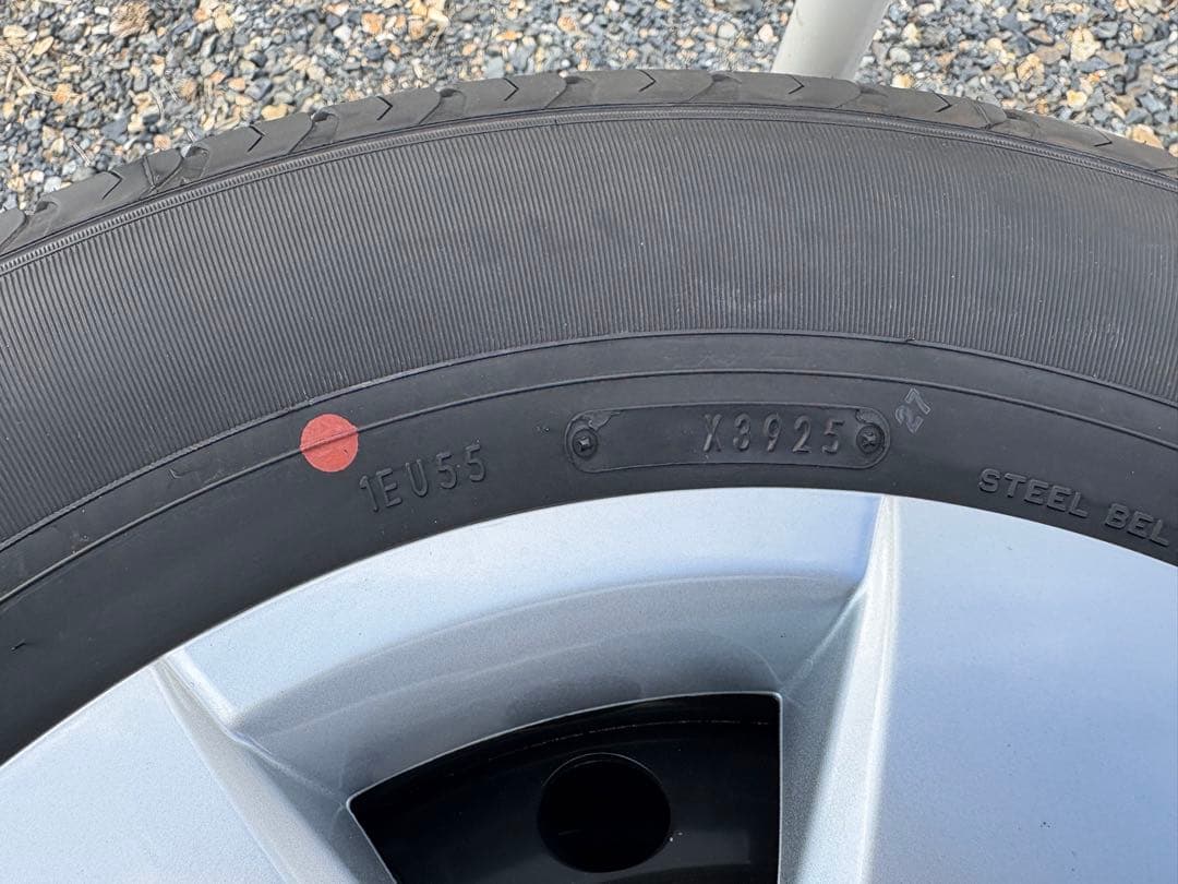 【新車外し】トヨタハイエース純正 15インチ ダンロップ SP175 4本