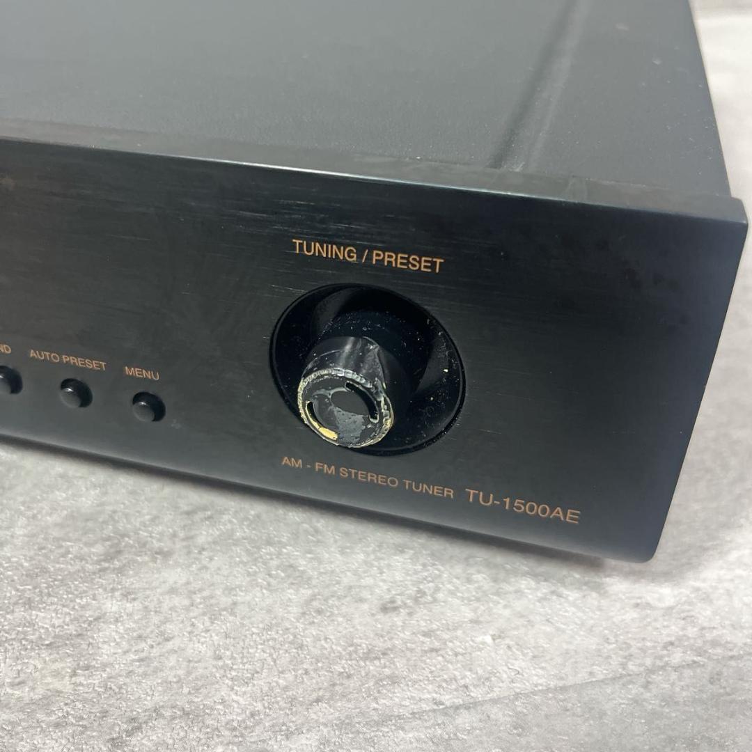 DENON デノン チューナー TU-1500AE ブラック リモコン 動作OK