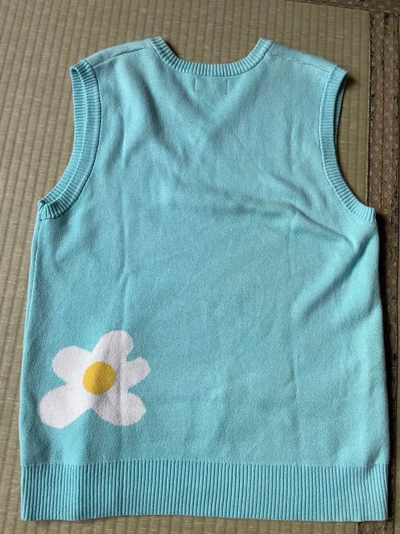 GOLF WANG 花柄 ベスト M