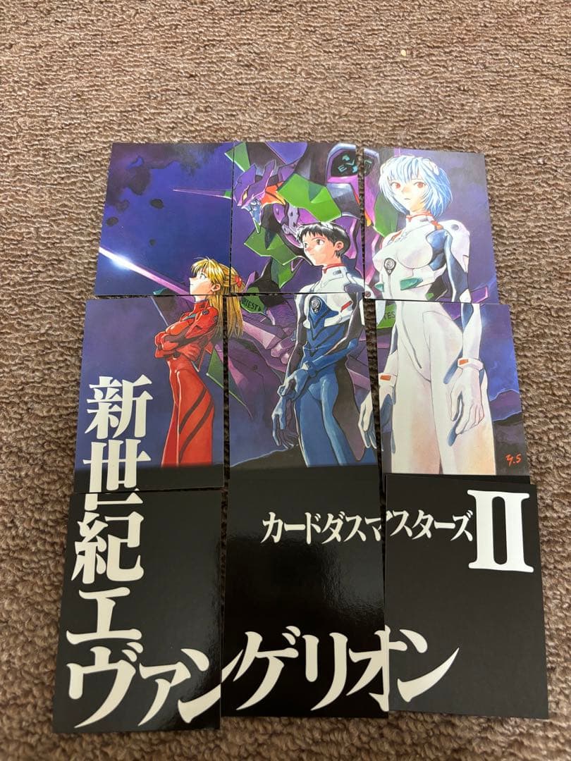 カードダスマスターズ　エヴァンゲリオン　パズルカード+sp2枚