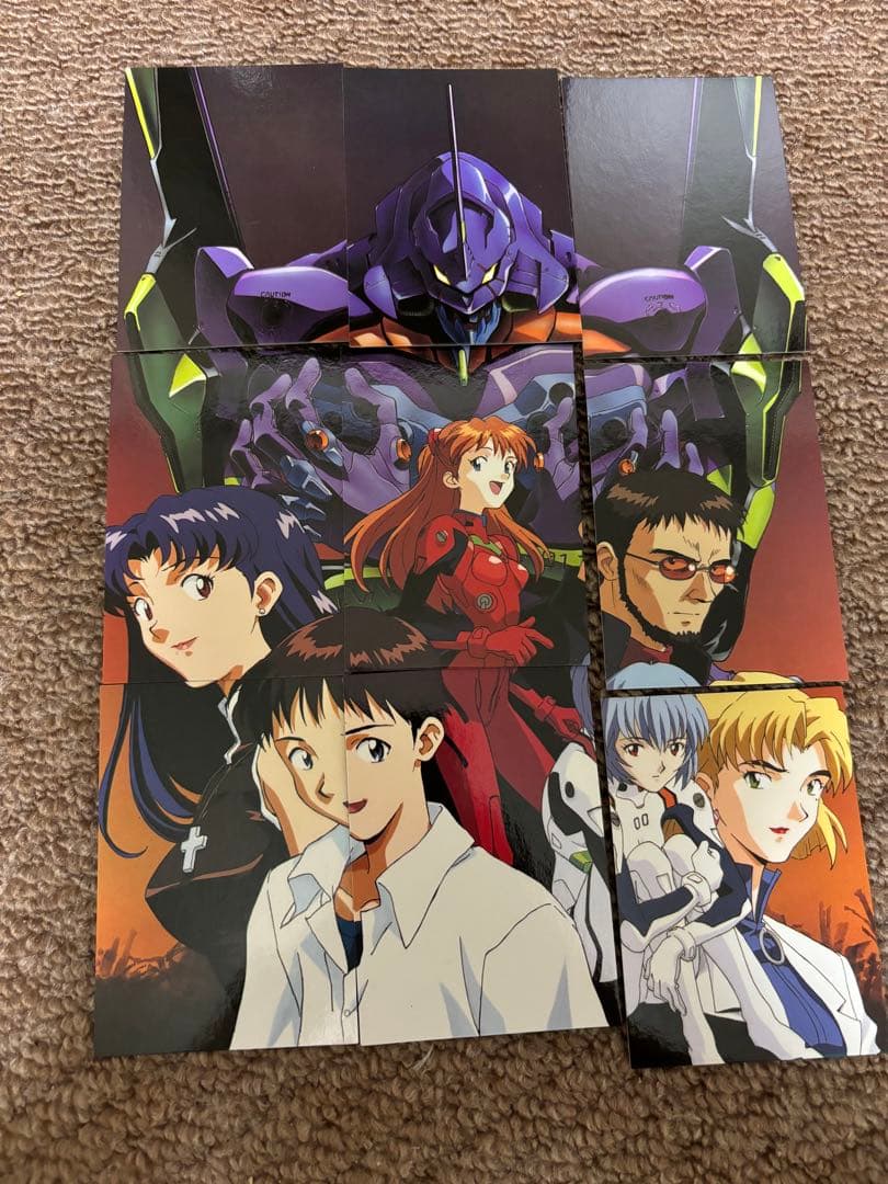 カードダスマスターズ　エヴァンゲリオン　パズルカード+sp2枚