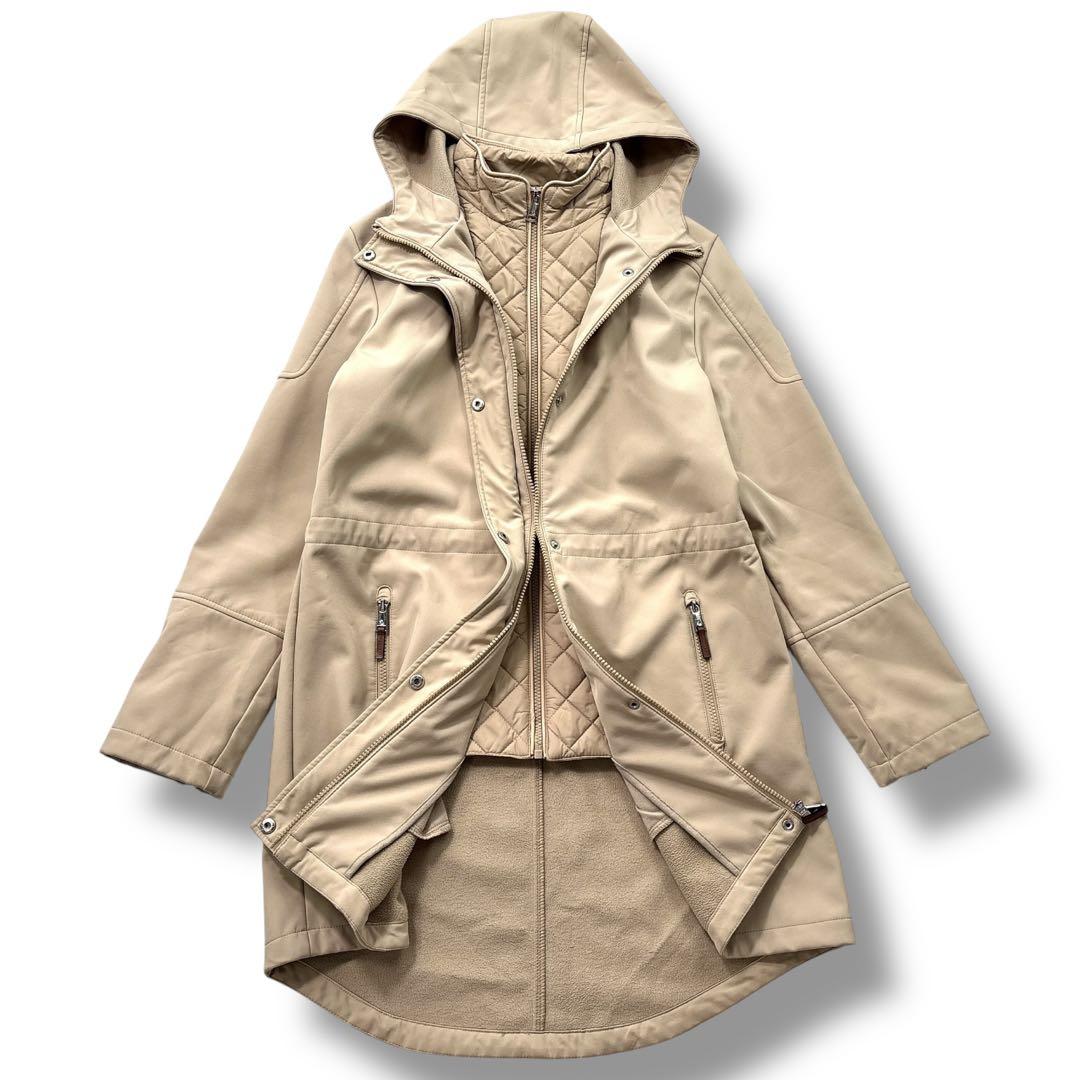 【極美品】ローレンラルフローレンコート モッズコート　フード　裏起毛　中綿ダウン