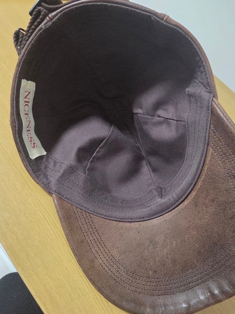 ナイスネス　レザーキャップ　WELHAM