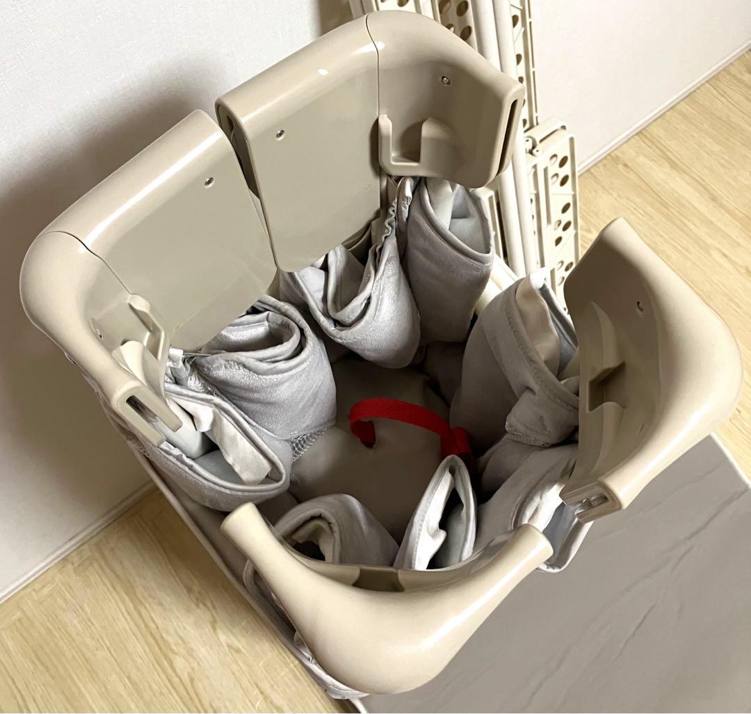 美品 送料無料 たためるベビーベッド ココネルエアープラス AB