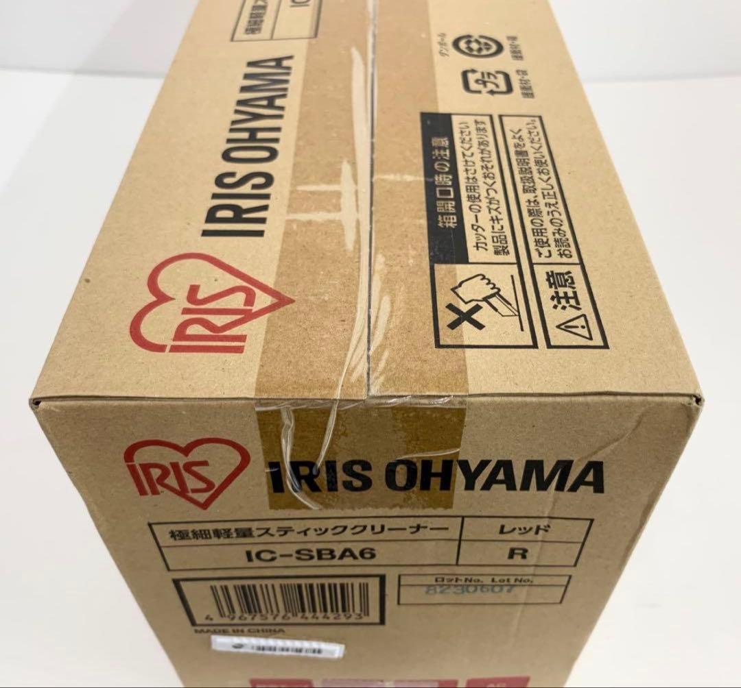 新品未使用 IRIS OHYAMA 極細軽量スティッククリーナー IC-SBA6