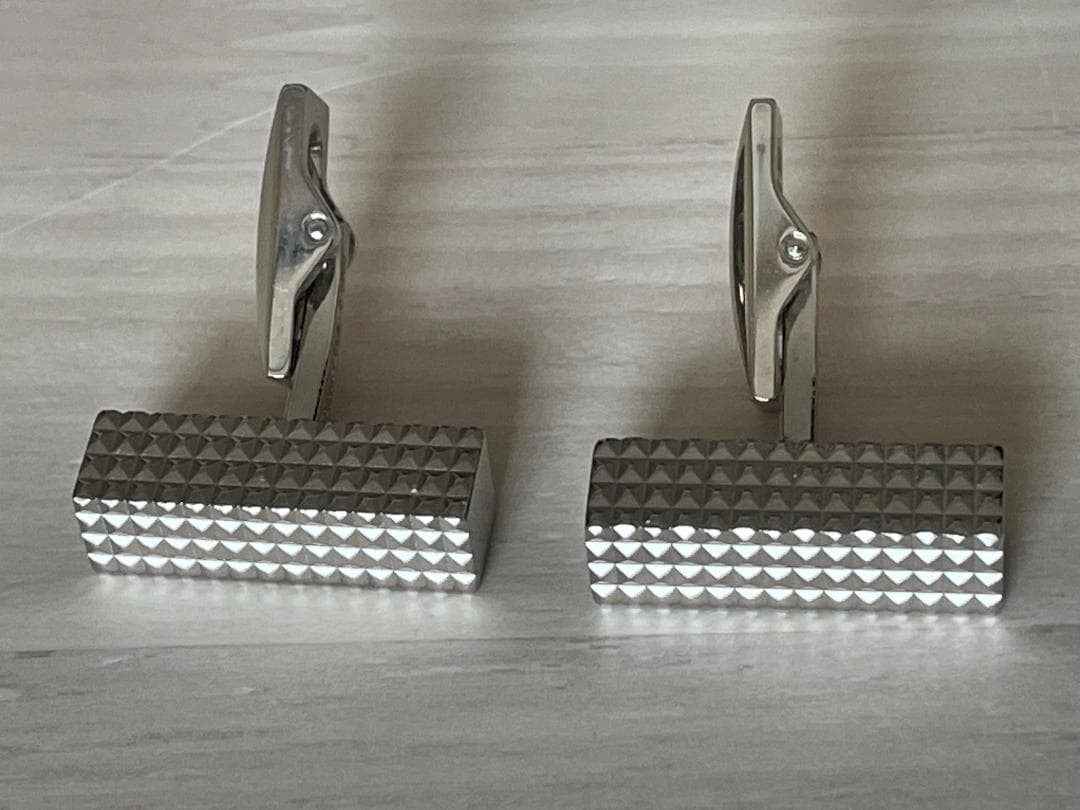 エス・テーデュポン　カフリンクス　スクエアパラディウム