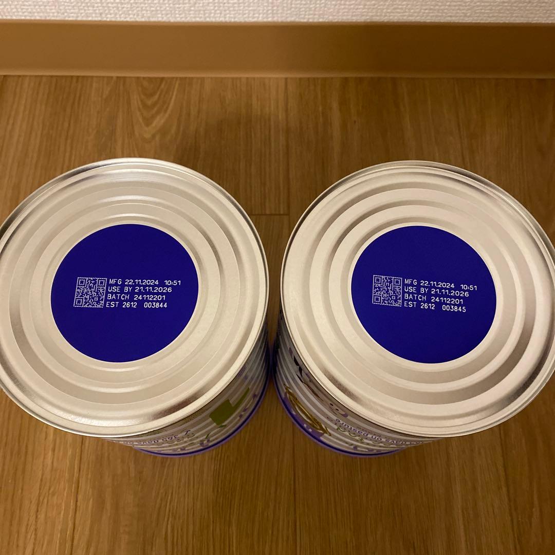 【新品未開封】バブス粉ミルク牛　0〜6ヶ月　オーガニックBUBS 800g 2缶