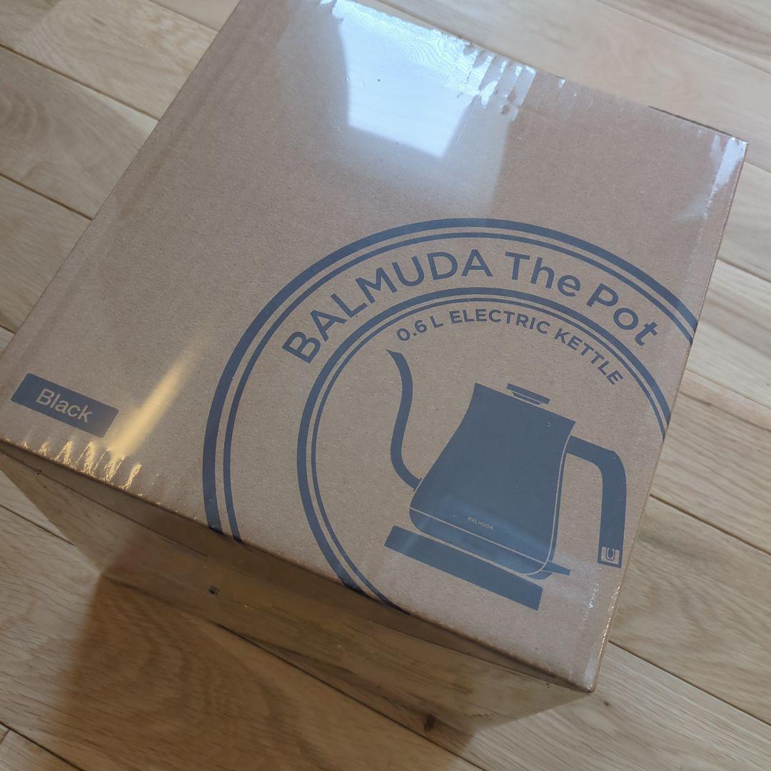 【BALMUDA The Pot／ブラック／容量0.6L】