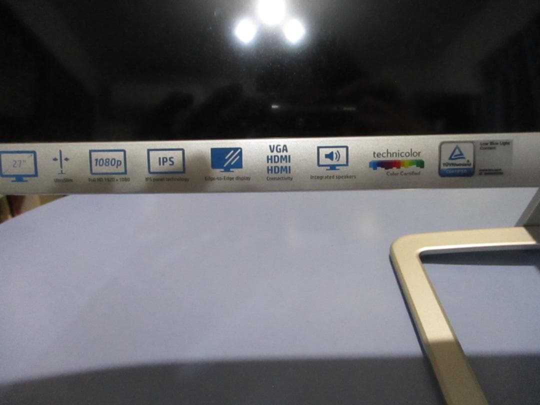 美品!!　hp 27インチ　液晶モニター　HP 27ea