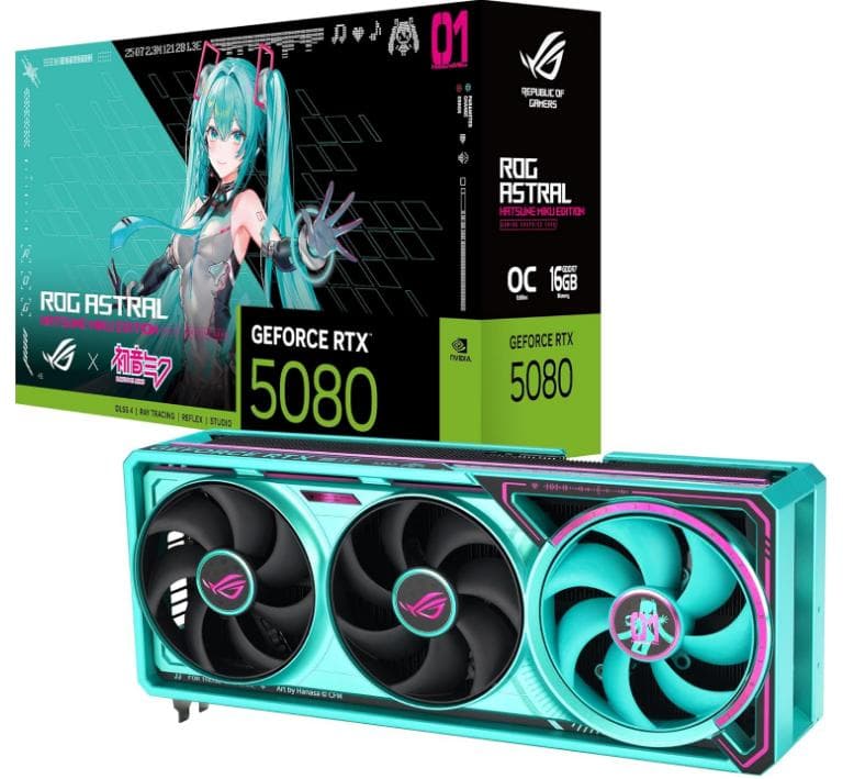 ASUS ROG GeForce RTX 5080 16GB 初音ミク 新品